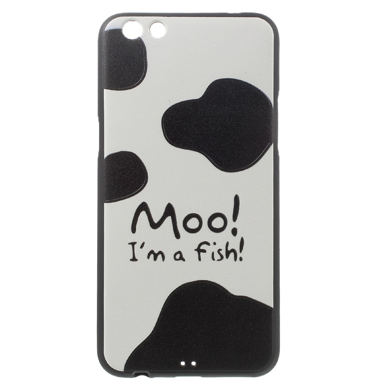 Case Oppo R9s Plus เคสฝาหลัง TPU คุณภาพดีพิมพ์ลายนูน 3D ขอบสีดำสวยงามทันสมัย