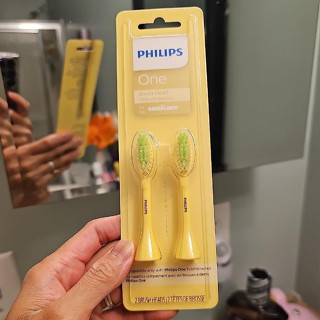 (PHILIPS®) One By Sonicare 2 Brush Heads ฟิลิปส์ หัวแปรงสีฟันไฟฟ้า 2 ชิ้น