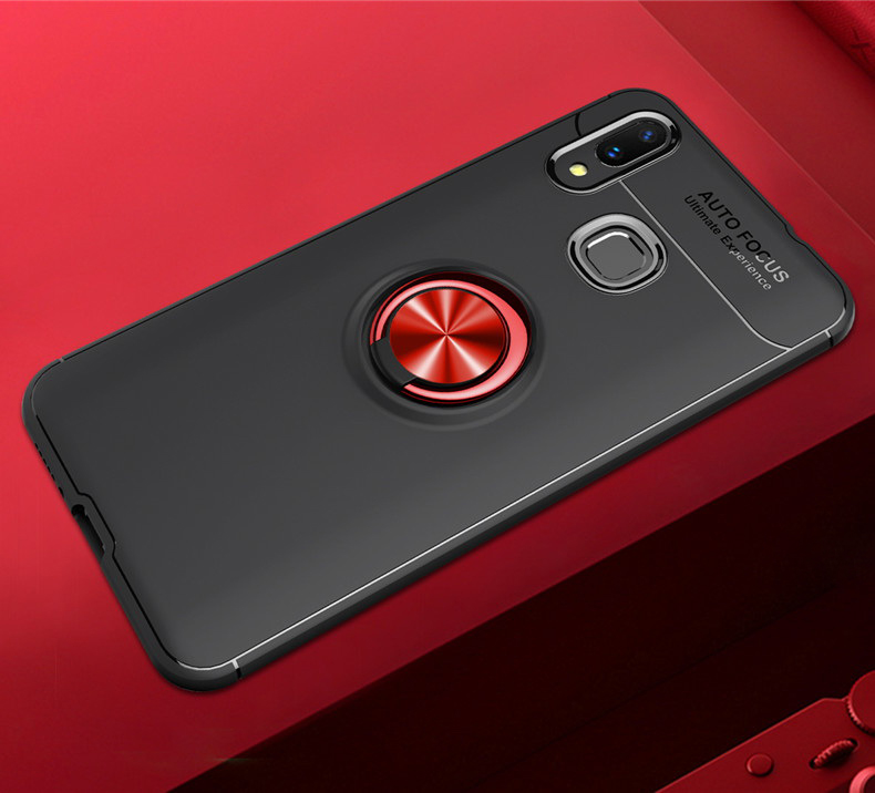 Case Huawei nova 3 #เคสฝาหลัง TPU Finger Ring Kickstand (Built-in Magnetic Metal Sheet)