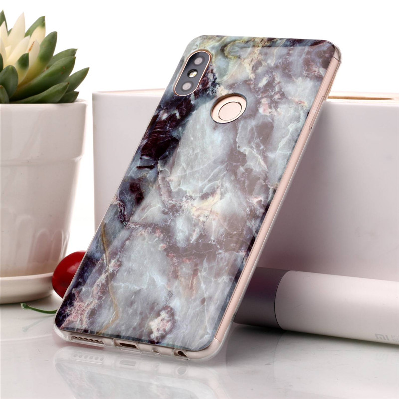 เคส Xiaomi Redmi Note 5 #เคสฝาหลังนิ่มลายหินอ่อน Marble Pattern IMD TPU