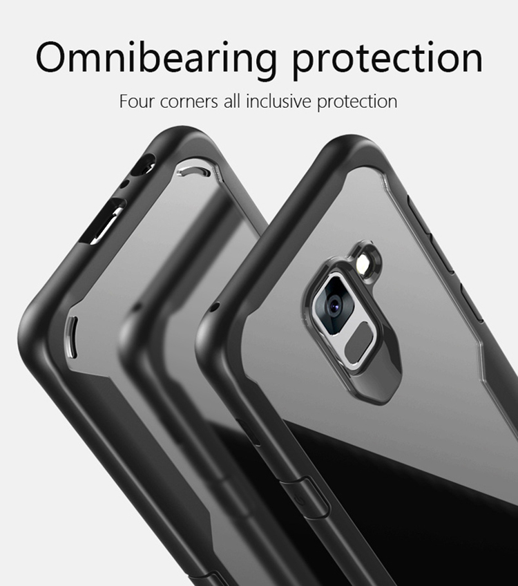 เคส Samsung Galaxy A8 (2018) #เคสฝาหลัง Hybrid Shock Absorption PC + TPU