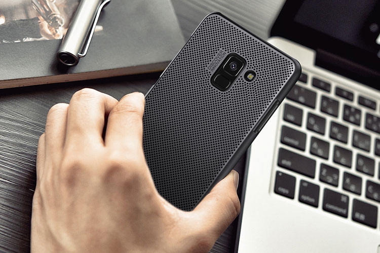เคส Samsung Galaxy A8 (2018) #เคสฝาหลัง NILLKIN แท้รุ่น Air Series Matte Shield PC