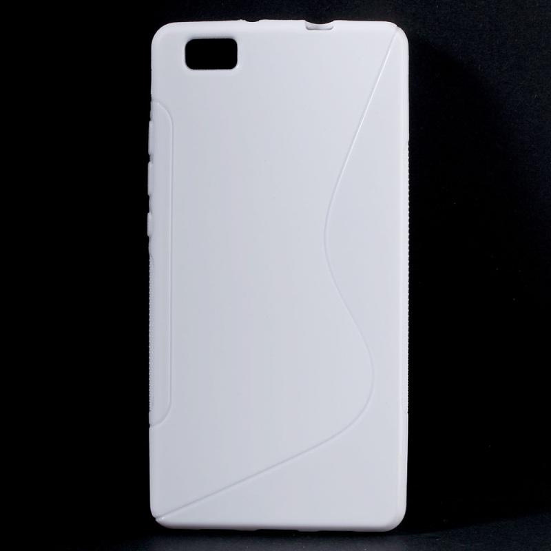 Case Huawei Ascend P8 Lite ฝาหลัง S Shape TPU รูปแบบทันสมัย
