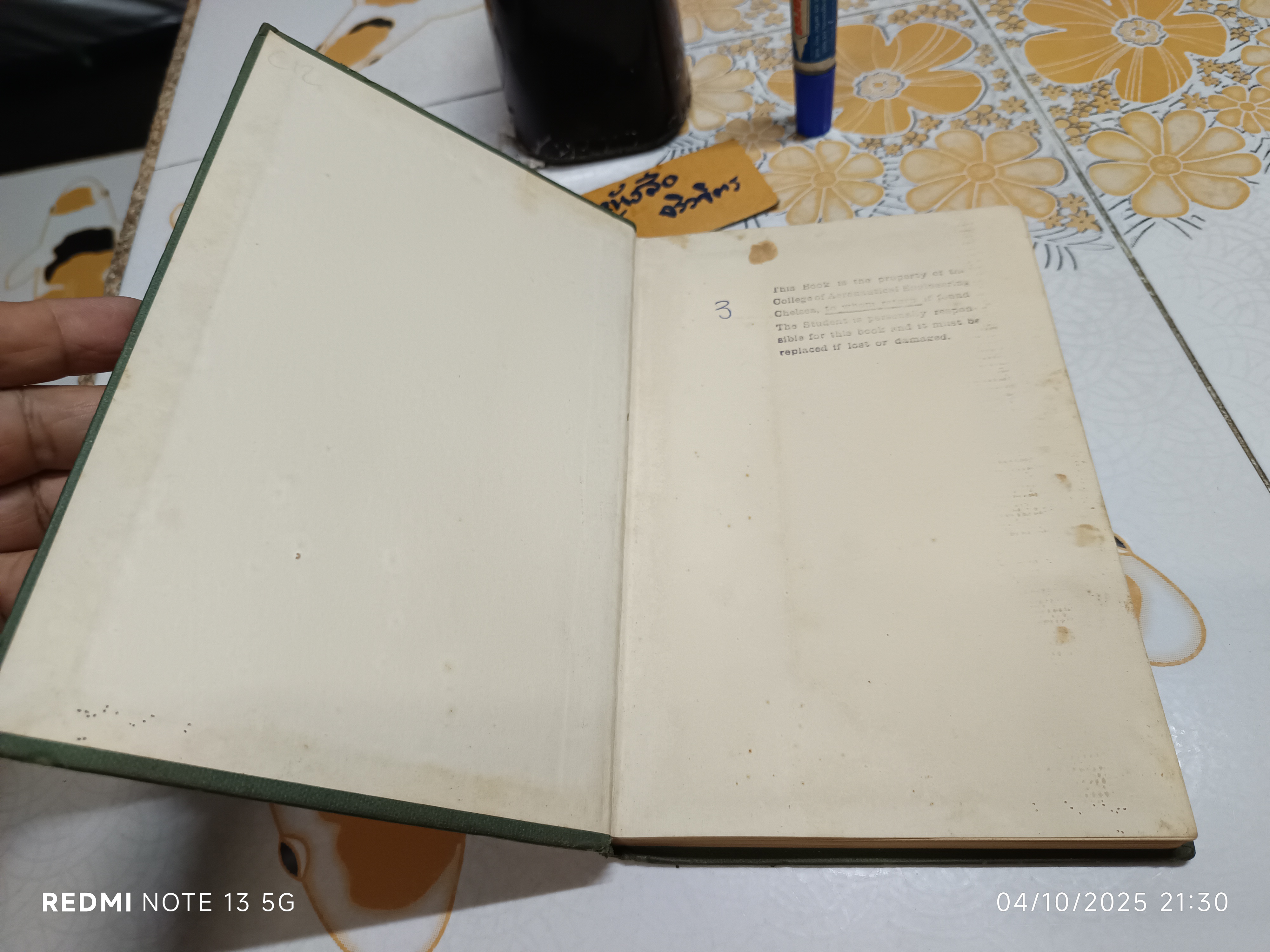 Engineering Science : Technical College series. Author, J. D. Walker. Edition 3 ,1967 (ไม่มีใบหุ้มปก)