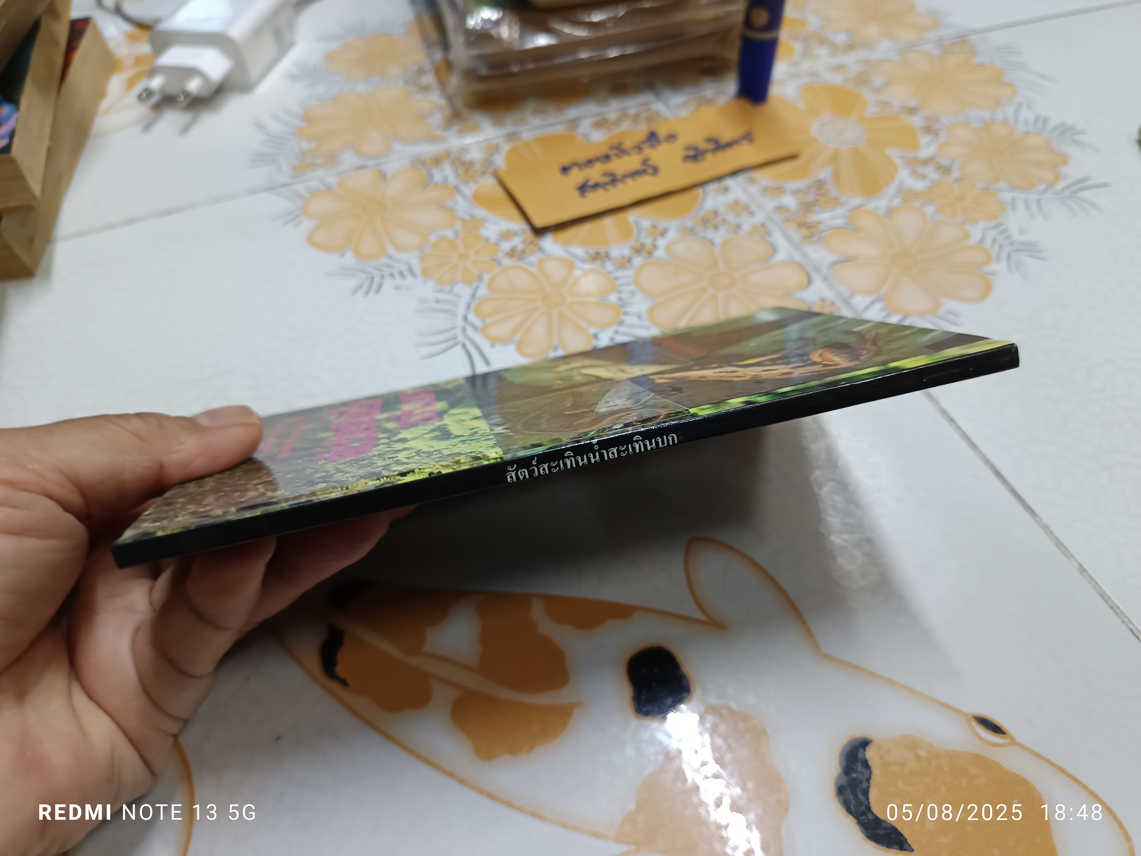 สัตว์สะเทินน้ำสะเทินบก เขียนโดย จารุจินต์ นภีตะภัฏ. หนังสือชุดความรู้ไทยขององค์การค้าคุรุสภา พิมพ์ครั้งแรกพ.ศ 2531