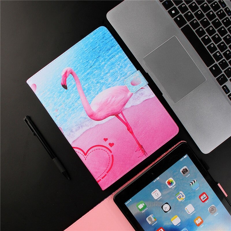 เคส Samsung Galaxy Tab S7 FE 12.4"(T730,T736) #เคสหนัง PU+TPU พิมพ์ลายพับตั้งได้ Printed Pattern PU Leather Case