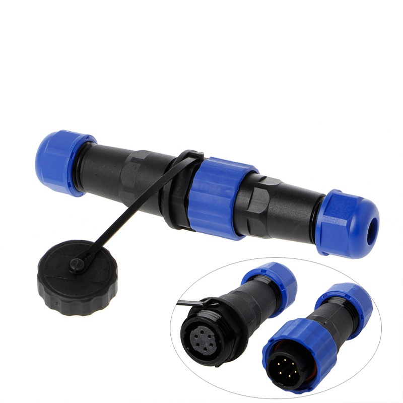 SP16 ขั้วต่อปลั๊กกันน้ำ พินขั้วต่อสายไฟ IP68 ปลั๊ก male + Female