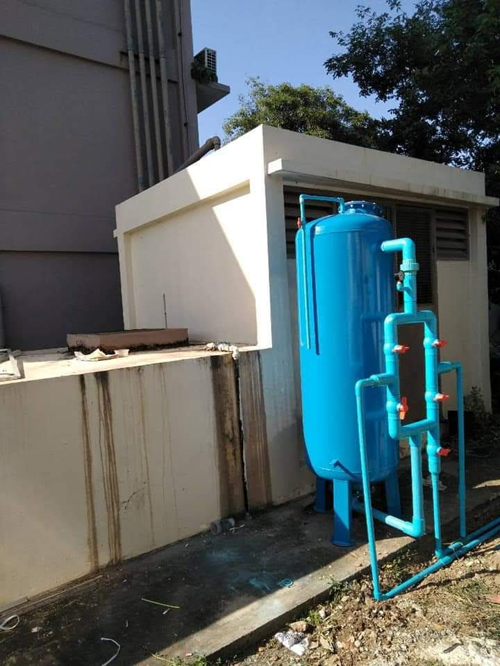 ถังกรองเหล็ก48นิ้วสำหรับกรองน้ำประปาหรือบาดาล