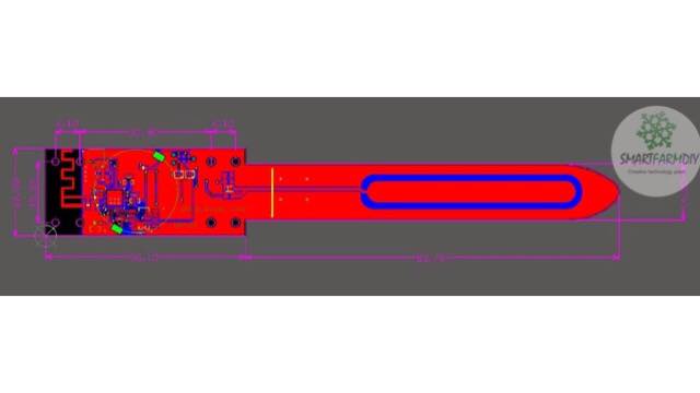 AAplant อุปกรณ์ วัดอุณหภูมิ และความชื้นในดิน แบบอินเทอร์เน็ต IoT