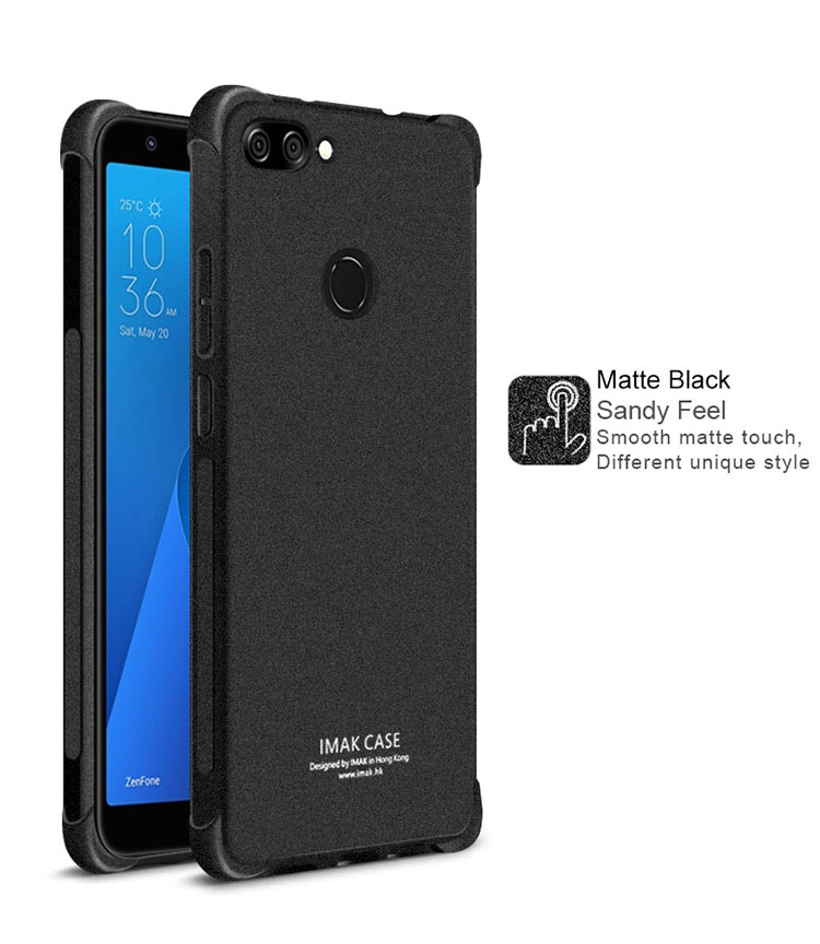 เคส Asus ZenFone Max Plus (M1) ZB570TL / IMAK Skin Feel #เคสฝาหลัง TPU Cover + ฟิล์มป้องกันหน้าจอ