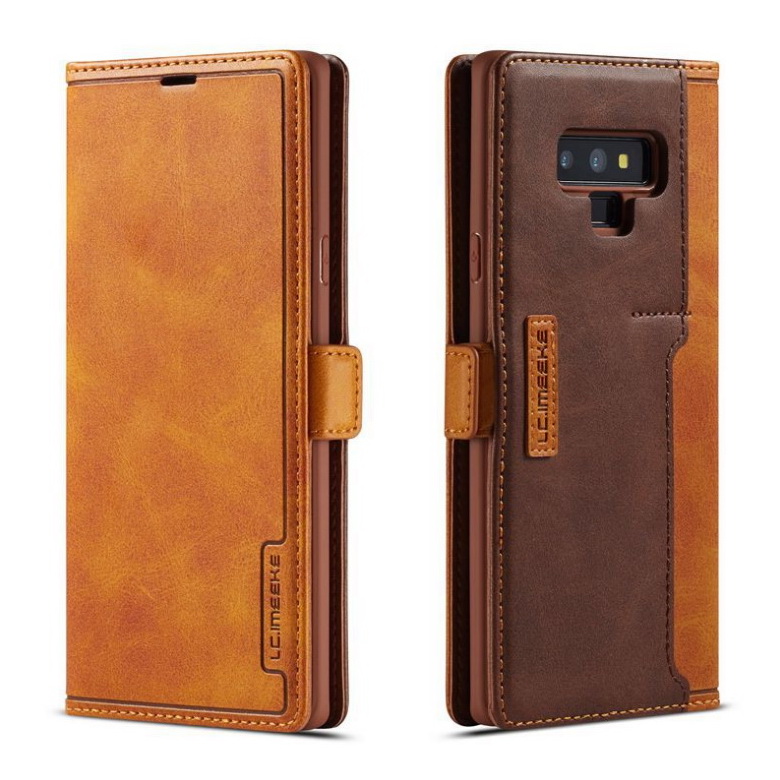 Case Samsung Galaxy Note 9 #เคสฝาพับหนัง PU สไตล์กระเป๋าสตางค์พร้อมช่องใส่การ์ด Fashion Retro Card Slot Wallet Flip Cover PU Leather Phone Case