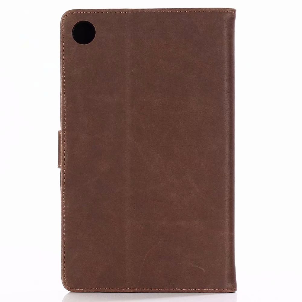 Case Huawei MediaPad M5 Lite 8 #เคสฝาพับหนัง PU แบบกระเป๋าสตางค์สไตล์ย้อนยุคมีช่องเสียบบัตร
