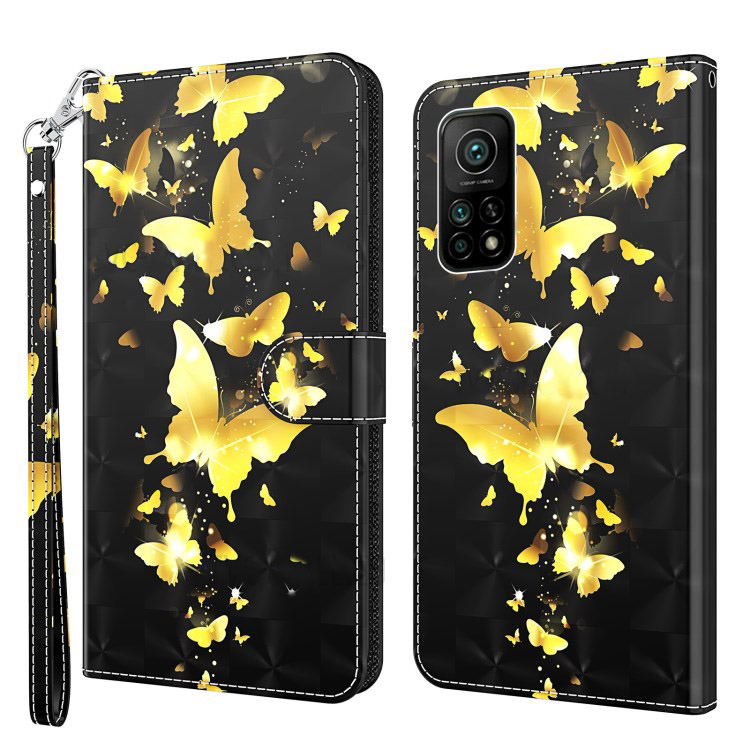เคส Xiaomi Mi 10T Pro #เคสฝาพับแบบกระเป๋าสตางค์ Pattern Printing Wallet Stand