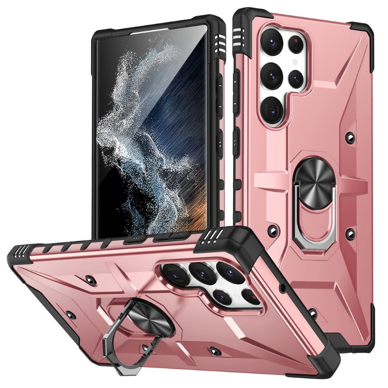 เคส Samsung Galaxy S23+ 5G#เคสฝาหลัง Hybrid TPU+PC มีแหวนสวมนิ้ว (สินค้าตัวอย่างสินค้าจริงตรงตามรุ่น)
