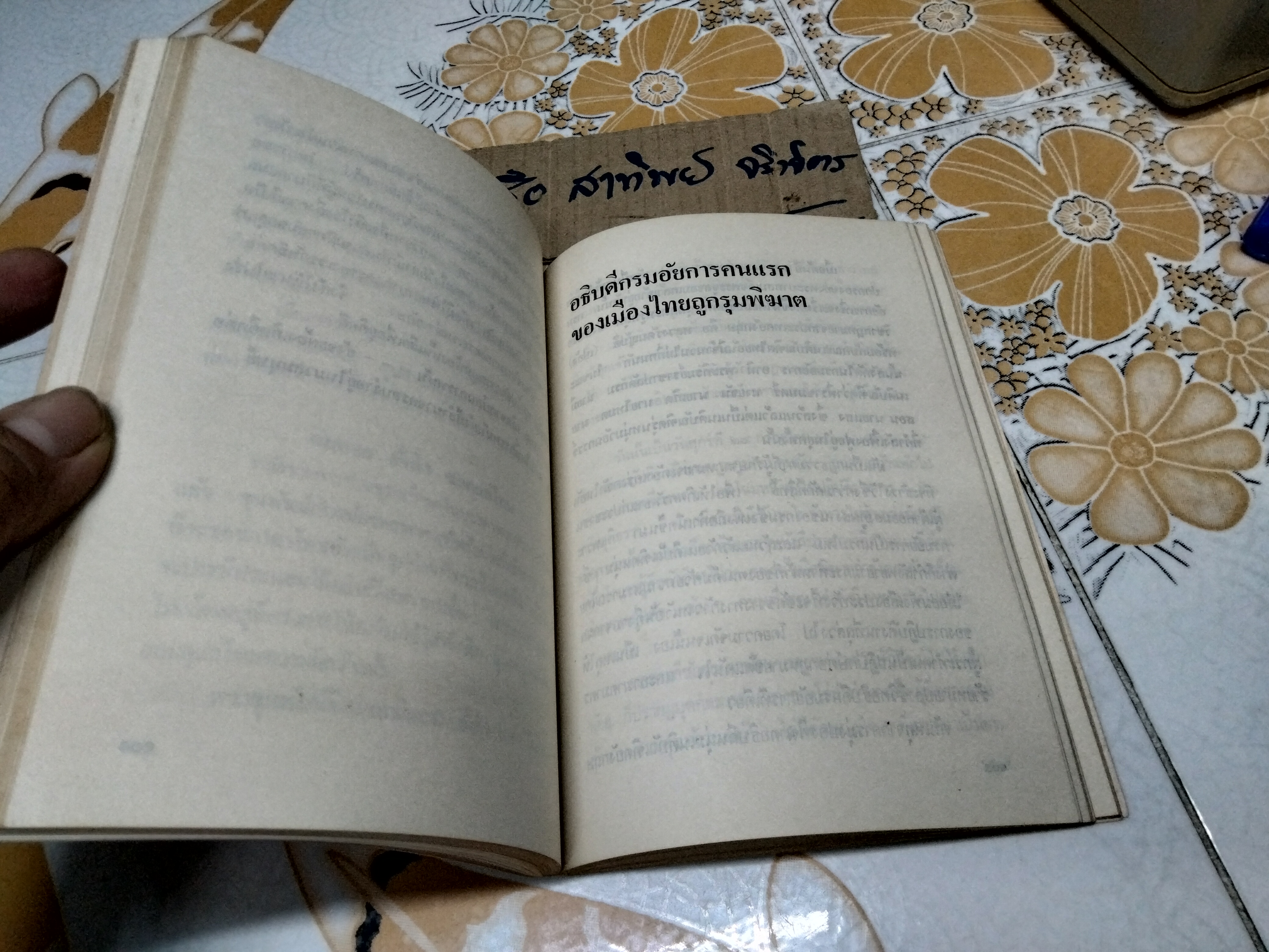 เมืองไทยในอดีต โดย ชาลี เอี่ยมกระสินธุ์