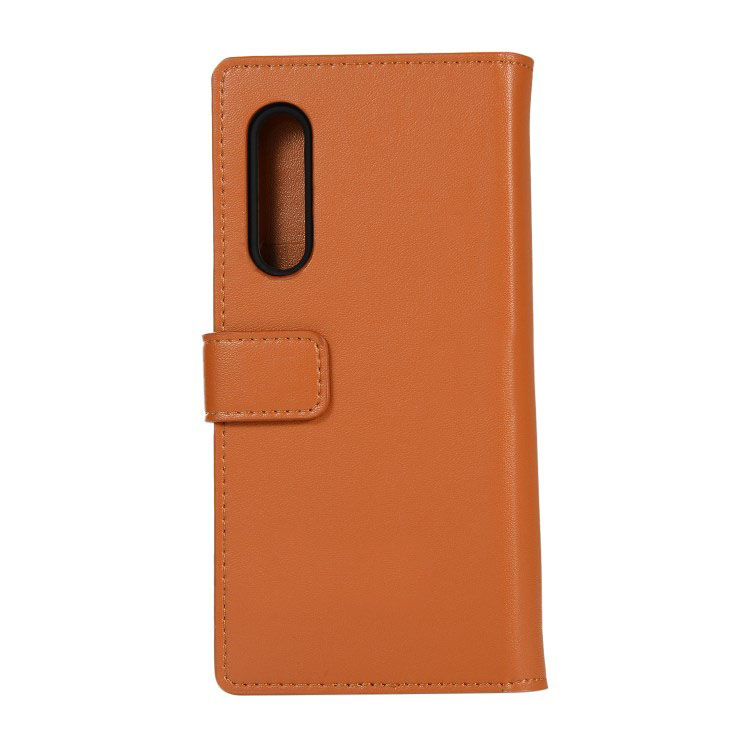 Case Huawei P30 #เคสฝาพับแบบกระเป๋าสตางค์หนังแท้ Wallet Zippered Genuine Leather Protector