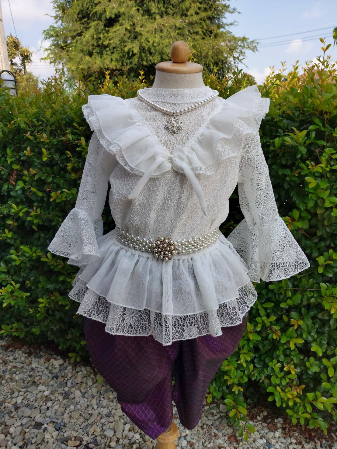 ชุดไทยเด็กหญิง รัชกาลที่ 5 มีให้เลือก 3 สี