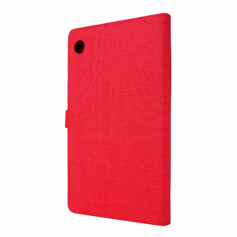 Case Huawei MatePad T8 8นิ้ว #เคสฝาพับหนัง PU ผิวผ้าพับตั้งได้ Cloth Leather Wallet