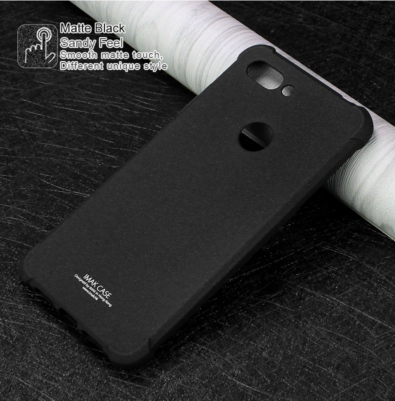 Case Xiaomi Mi 8 Lite #เคสแบบฝาหลัง Skin Feel Anti-drop TPU Case + Explosion-proof Screen Film