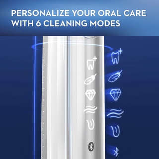 Oral-B® Genius X Rechargeable Toothbrush Patient Starter Kit, White ออรัล-บี จีเนียส แปรงสีฟันไฟฟ้า