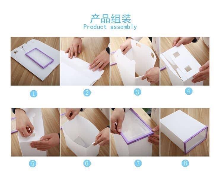 กล่องรองเท้า set 6 ใบ