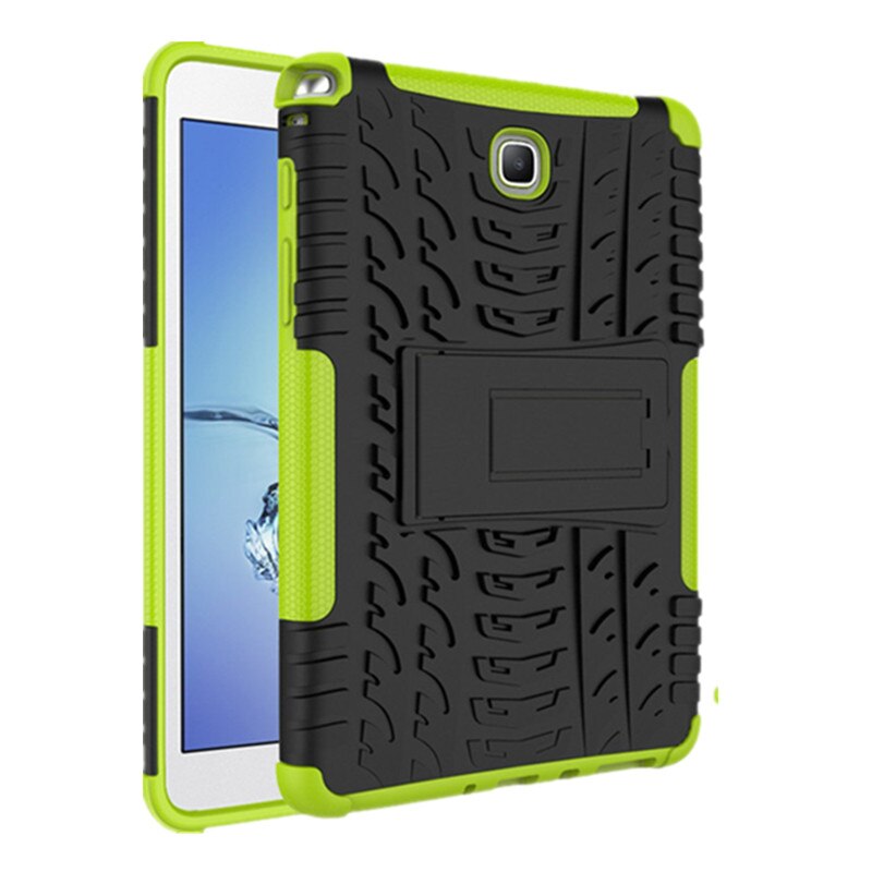 Case Samsung Galaxy Tab A 8.0นิ้ว T350 T355 / P350 P355 #เคสฝาหลังไฮบริด Cool Tyre PC+TPU Combo Cover with Kickstand