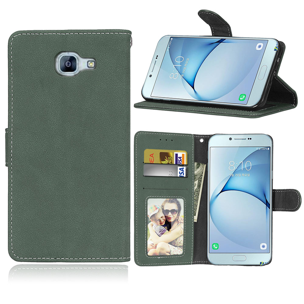 Case Samsung Galaxy C9 Pro #เคสฝาพับสไตล์กระเป๋าสตางค์ Matte Wallet Leather
