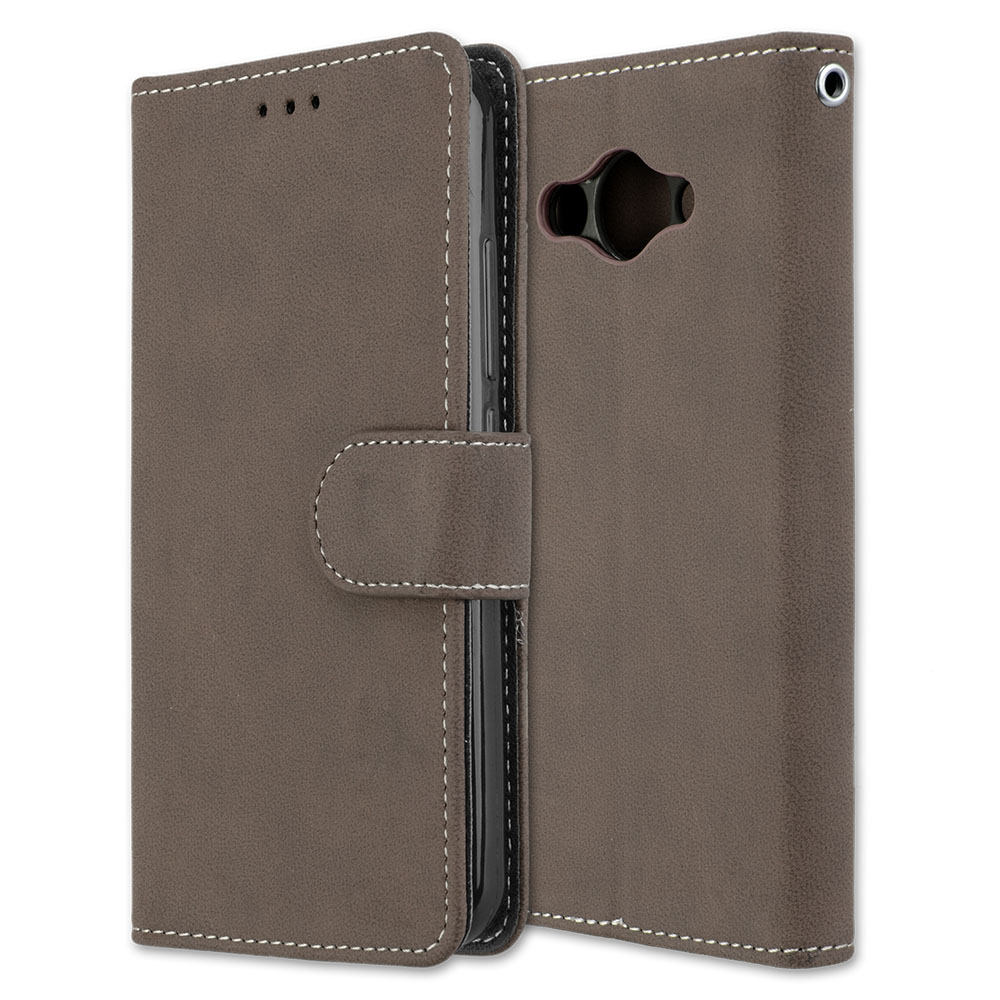 Case Huawei Y3 (2017) #เคสฝาพับสไตล์กระเป๋าสตางค์ Matte Finish Wallet PU Leather