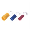 VINYL-INSULATED DOUBLE CRIMP HOOK TERMINALS