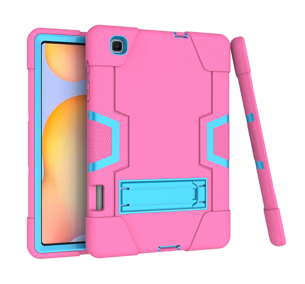 Case Samsung Galaxy Tab S6 Lite 10.4 SM-P610 SM-P615 SM-P617 #เคสฝาหลังกันกระแทก Full Protection Case 3 in 1 Bracket S-pen Slot