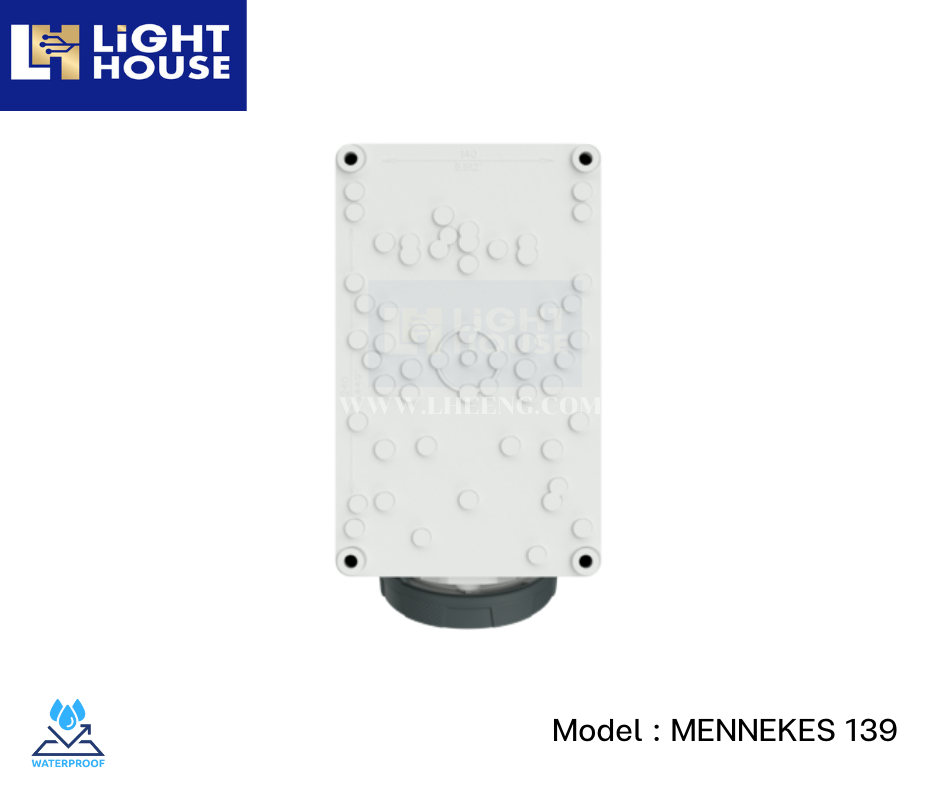 MENNEKES 139 ปลั๊กตัวเมียติดพนัง (3P+E) 125A 400V IP67