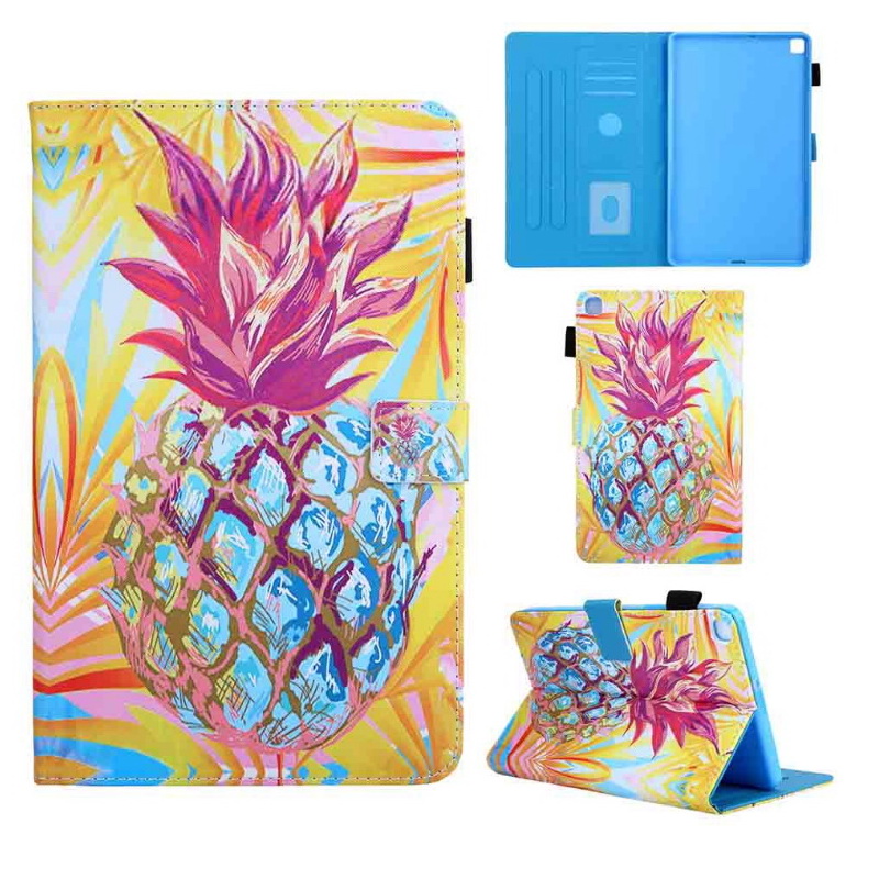 Case Samsung Galaxy Tab A 8.0 2019 SM-T290 T295 T297 #เคสฝาพับหนัง PU พิมพ์ลายการ์ตูน Pattern Printing PU Leather Flip