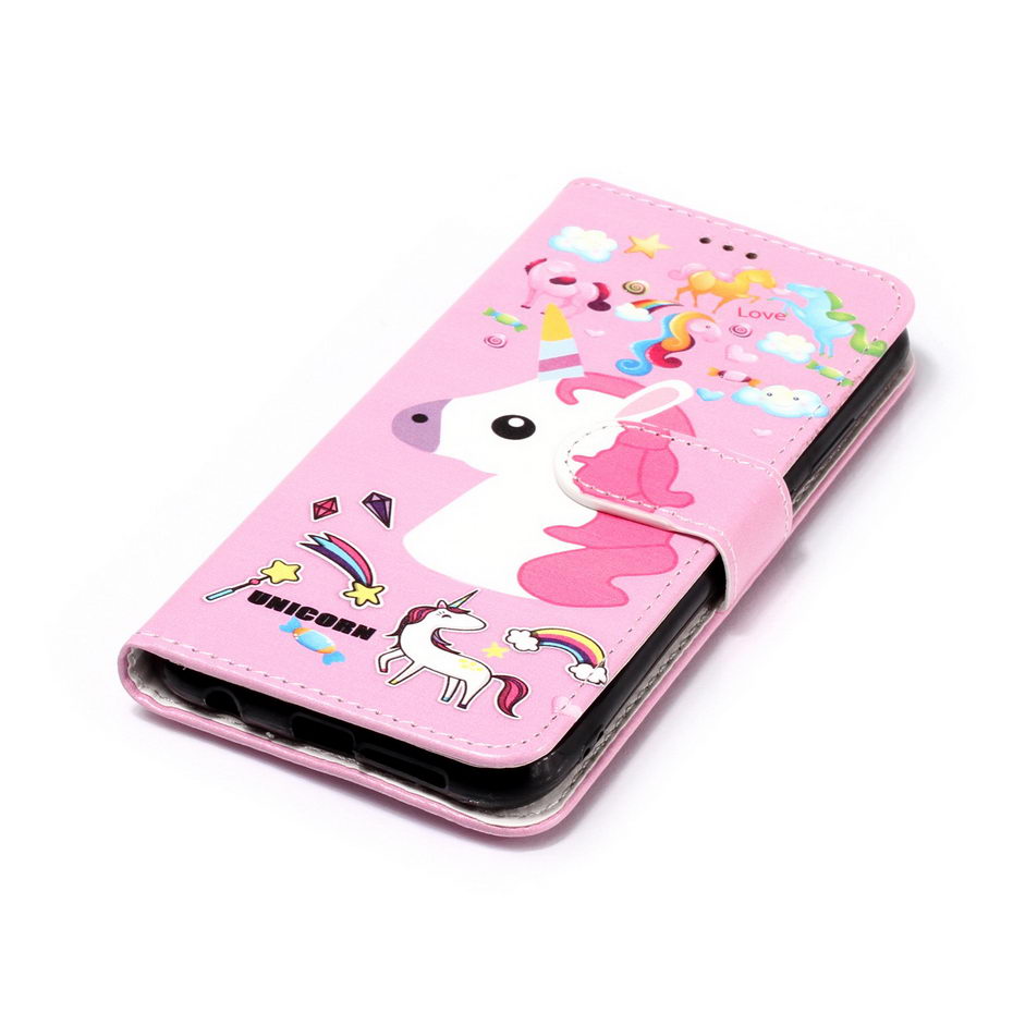 Case Huawei P20 Lite/Nova 3e #เคสฝาพับสไตล์กระเป๋าสตางค์พิมพ์ลายสวยๆ Pattern Printing Wallet Leather