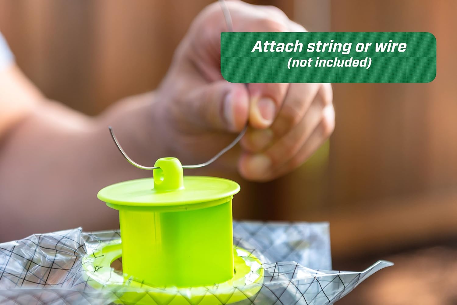 RESCUE® OutDoor Fly Trap กับดักแมลงวัน ที่ดักแมงวัน แบบแขวน สำหรับกลางแจ้ง แบบใช้แล้วทิ้ง