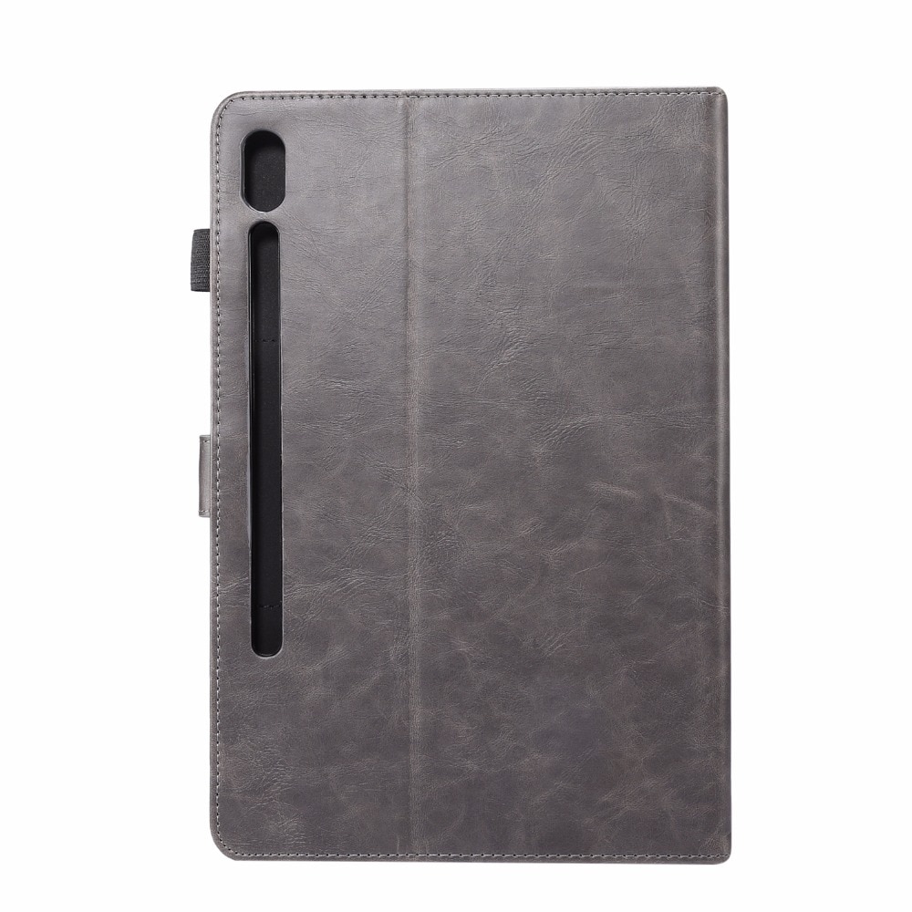 Case Samsung Galaxy Tab S6 T860 T865 #เคสแบบฝาพับหนัง PU ผิวหนังม้า Crazy Horse Texture PU Leather Wallet