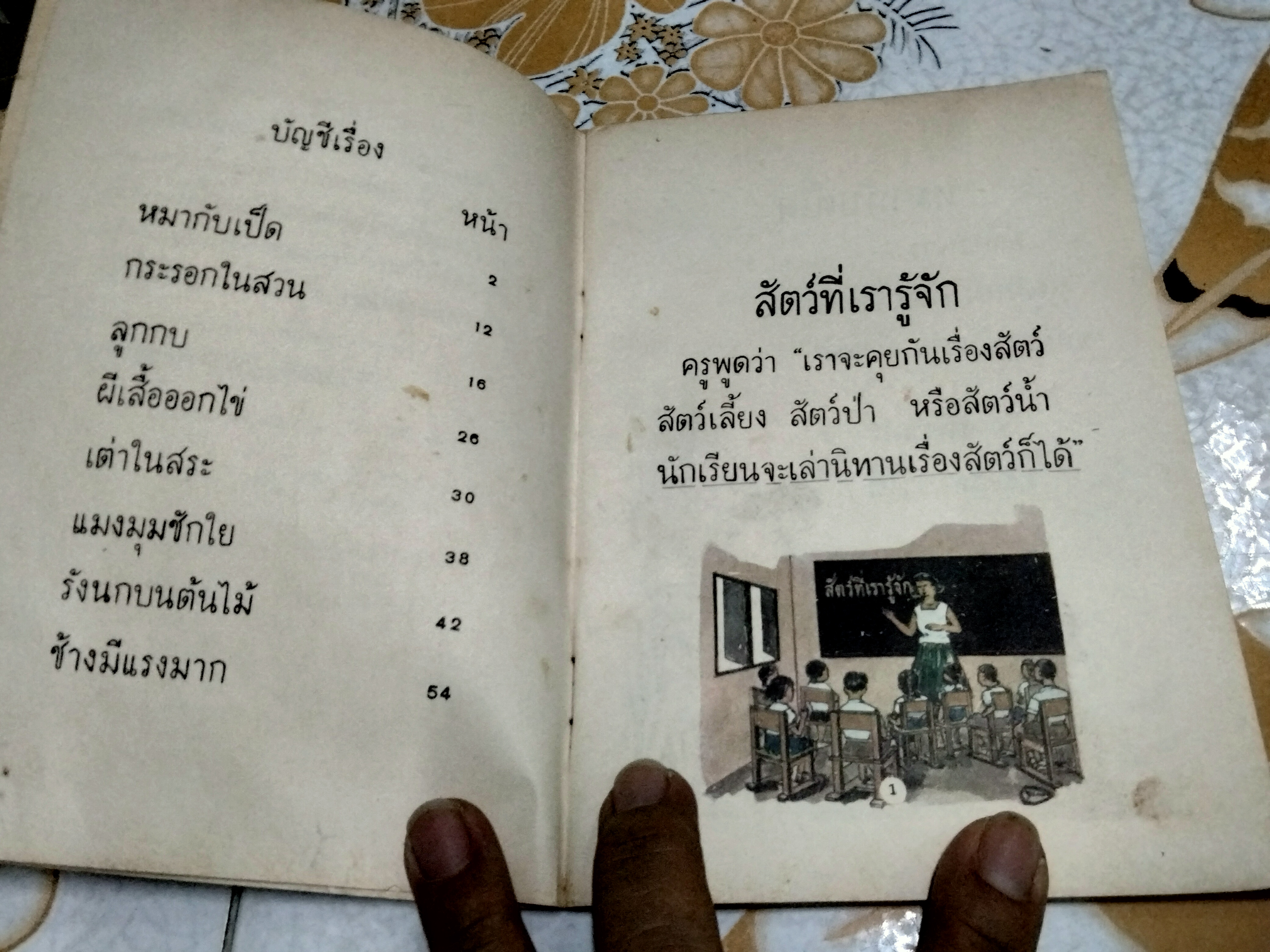 หนังสือแบบเรียนเก่า - แบบสอนอ่านวิทยาศาสตร์เบื้องต้น เรื่อง สัตว์ที่เรารู้จัก ชั้นประถมปีที่ 1 ของ กระทรวงศึกษาธิการ พิมพ์ครั้งที่ 7 พ.ศ 2513 **สินค้าหมด**