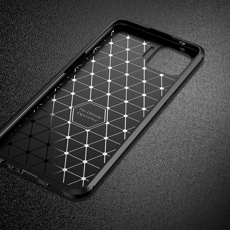 เคส OPPO A93 #เคสฝาหลังนิ่ม Carbon Fiber Anti-drop TPU Protection