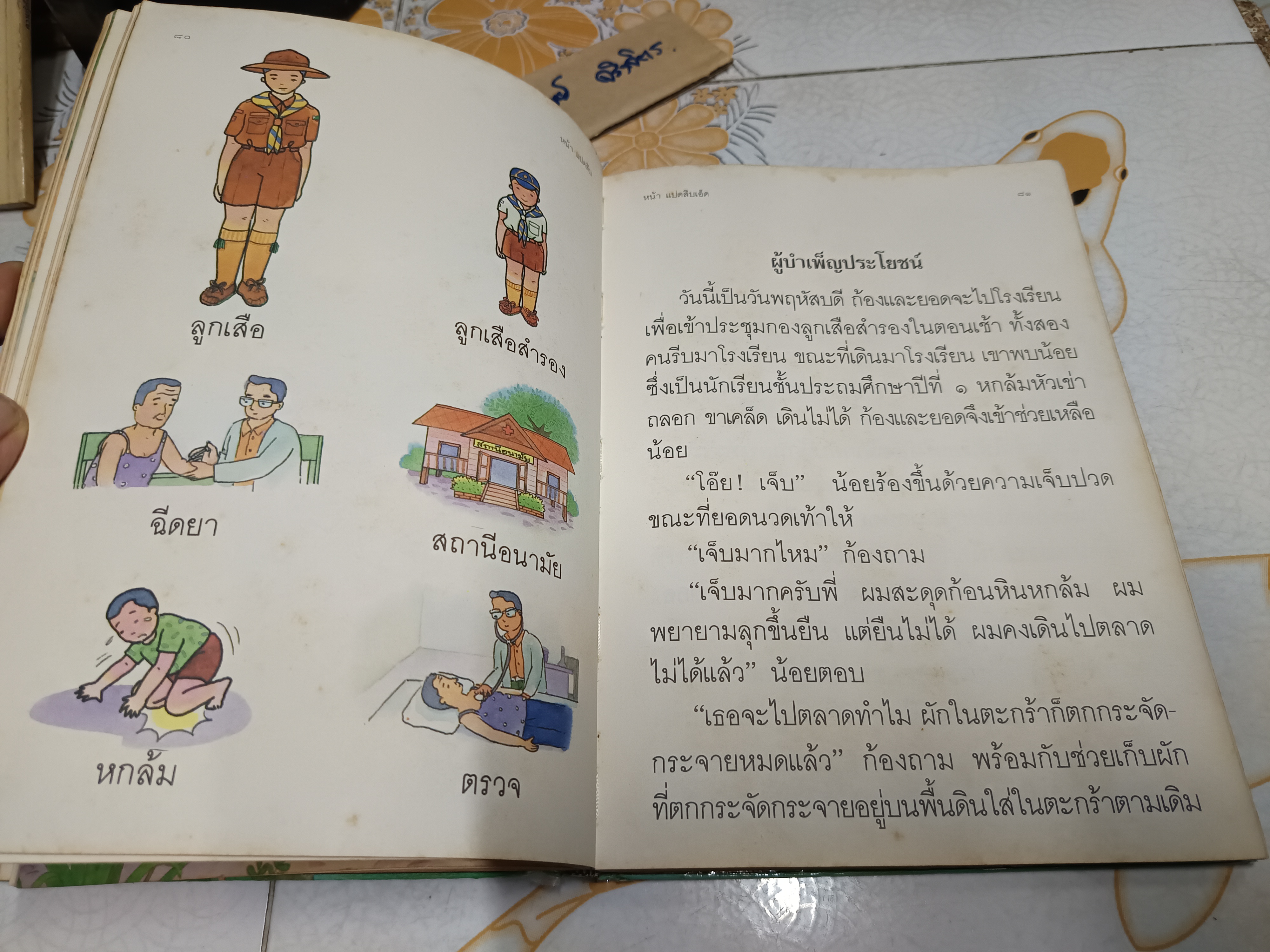 หนังสือเรียนภาษาไทย ชุดพื้นฐานภาษา ชั้นประถมศึกษาปีที่ 2 เล่ม 2 (ฉบับปรับปรุง พุทธศักราช 2533) - ปกแข็ง **สินค้าหมด**