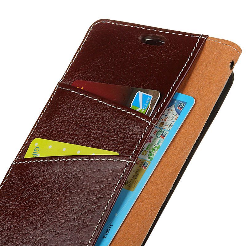 Case Samsung Galaxy A6+ (2018) #เคสฝาพับสไตล์กระเป๋าสตางค์หนังแท้ Crazy Horse Genuine Leather Wallet