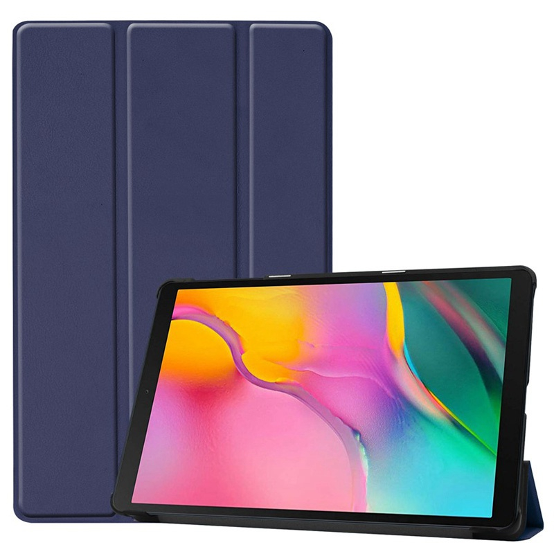 Case Samsung Galaxy TAB A 10.1 2019 SM-T510/SM-T515 #เคสฝาพับหนัง PU แบบ 3 พับ Tri-fold Stand Leather Smart Tablet