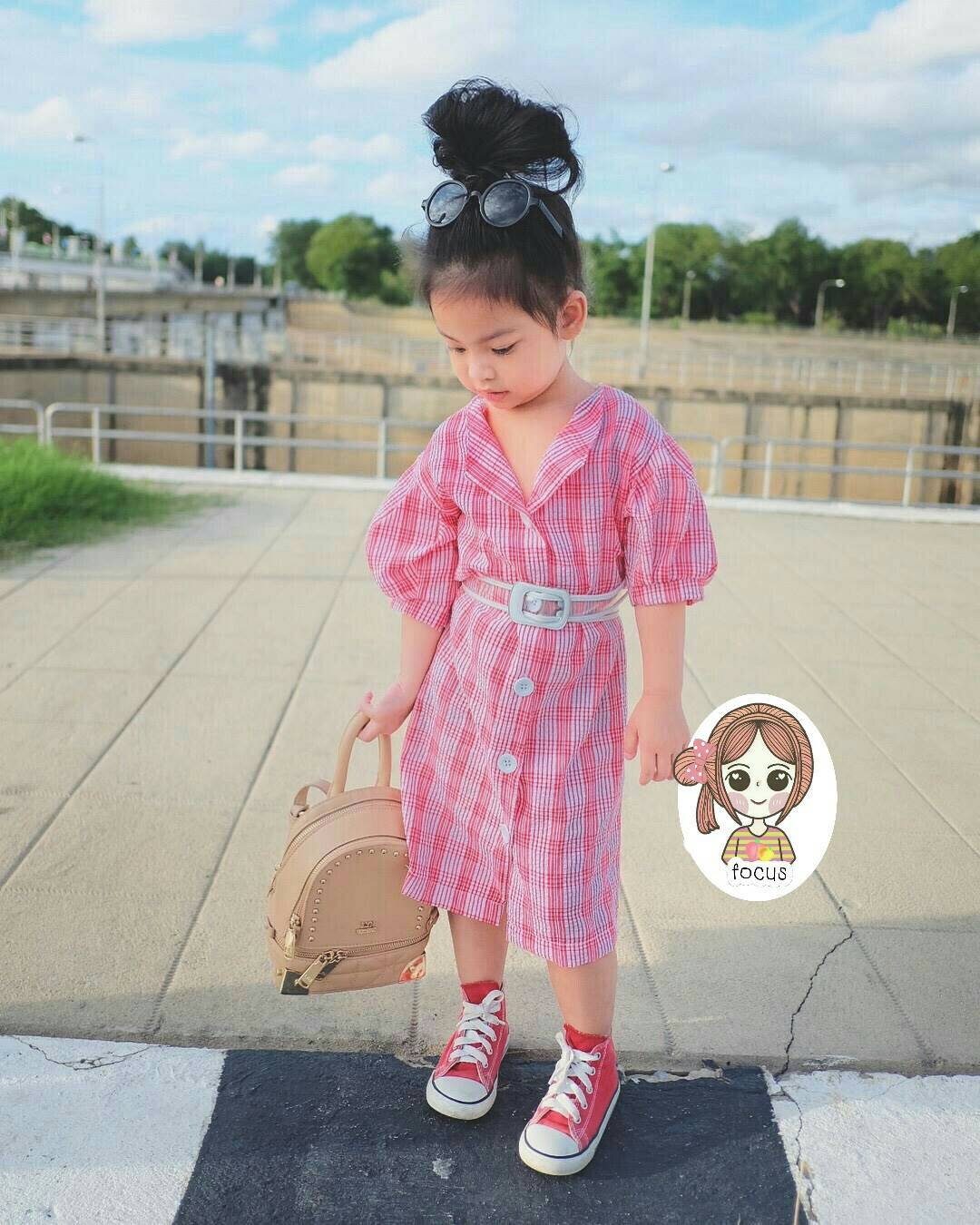 เดรสเด็กหญิง ลายสก็อต