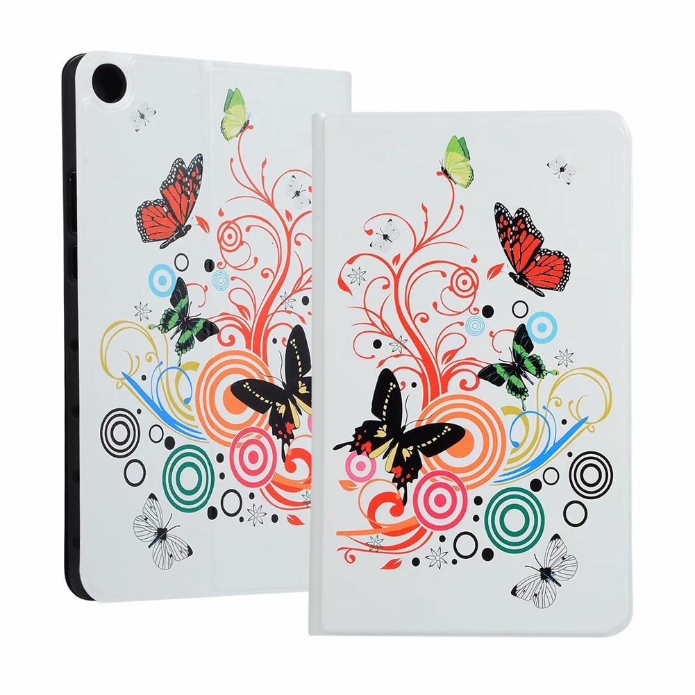 Case Huawei MediaPad M5 Lite 8.0 #เคสฝาพับพิมพ์ลาย Pattern Printing Wallet Stand Leather Tablet