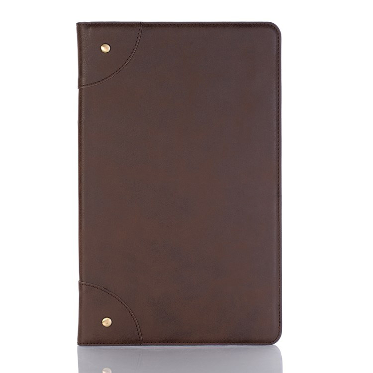 เคส Samsung Galaxy Tab A 10.5 (2018) T590 T595 #เคสฝาพับหนัง PU ผิวหนังม้าสไตล์ Retro แบบกระเป๋าสตางค์สมาร์ท Crazy Horse Texture Retro PU Leather