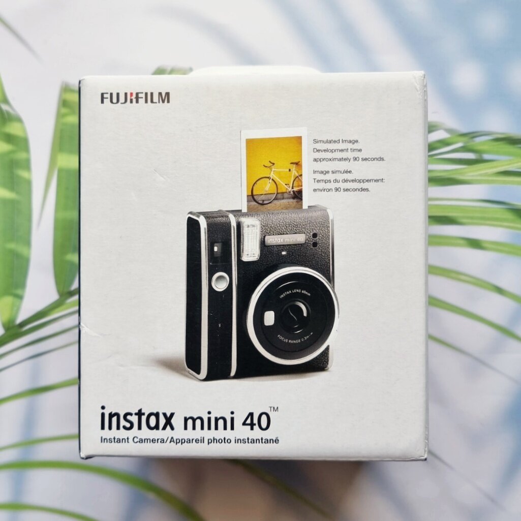 Fujifilm® Instax Mini 40 Instant Camera กล้องฟูจิ กล้องโพลาลอยด์ ฟิล์มอินสแตนท์ ฟูจิฟิล์ม กล้องฟิล์ม