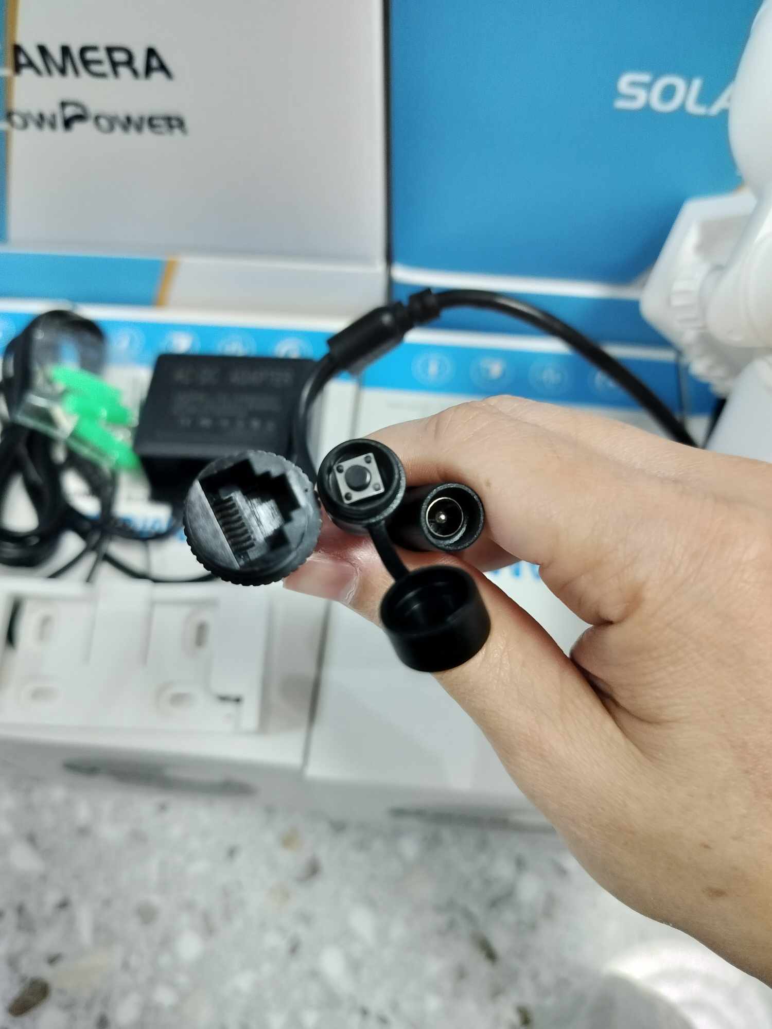 Vstarcam Vstarcam กล้องวงจรปิดภายนอก3เลนส์4มุมมองในจอเดียว รุ่นCS621FR กล้องมีWIFIในตัว บันทึกภาพและเสียง ขาว