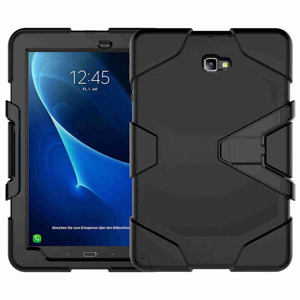 เคส Samsung Galaxy Tab A 10.1 (2016) T580 T585 ไฮบริดกันกระแทก ซิลิโคน+พลาสติก Combo Shell ที่มีน้ำหนักเบา