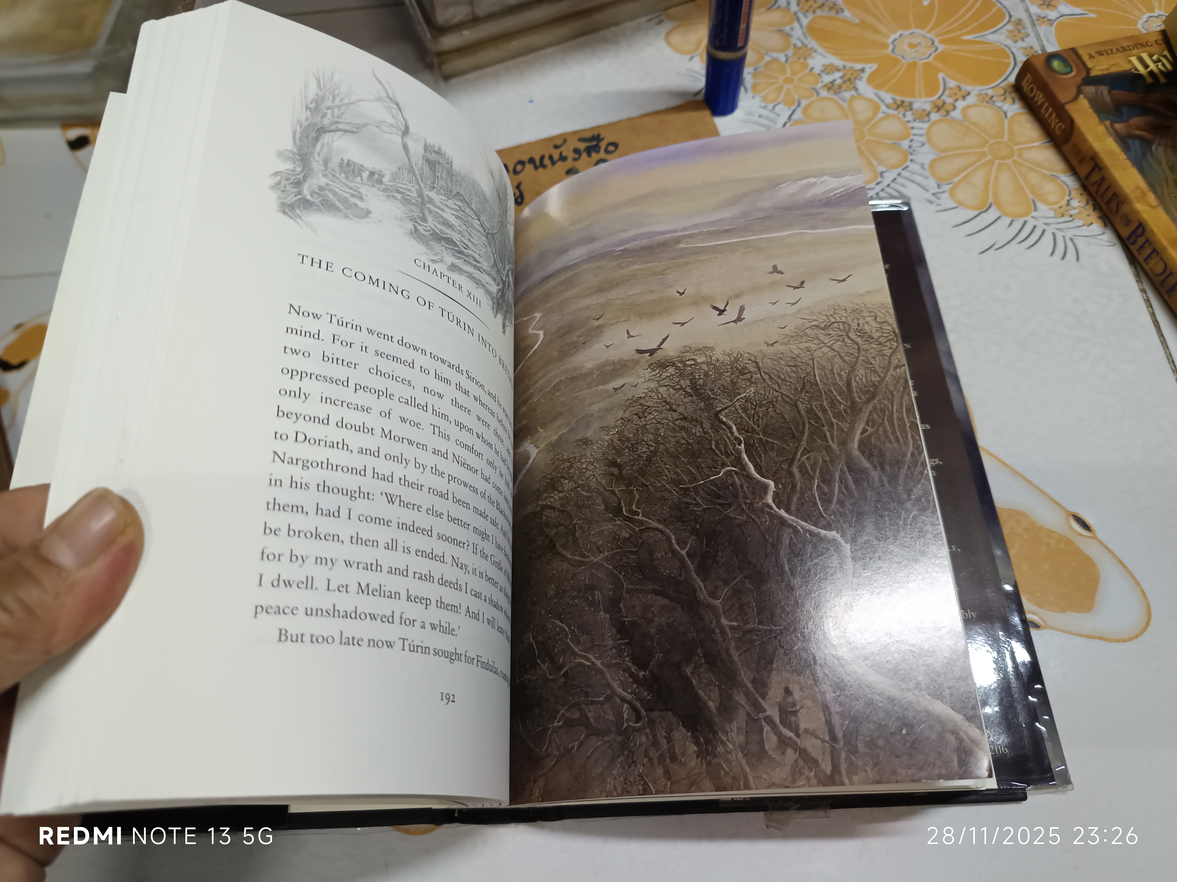 THE CHILDREN OF HURIN (Hardcover) Tolkien, J.R.R. พิมพ์ครั้งแรก 2007 **ฉบับภาษาอังกฤษ