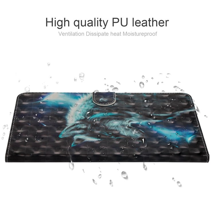 เคส Huawei MediaPad T3 10 #เคสฝาพับหนัง PU พิมพ์ลวดลาย Pattern Printing Wallet Stand