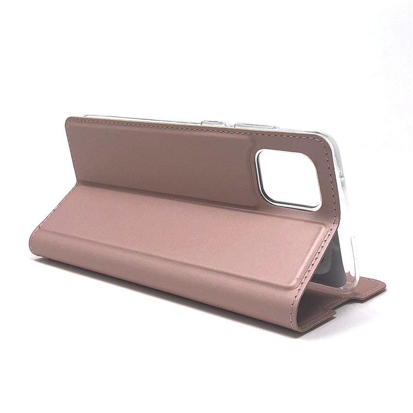 Case Samsung Galaxy Note 10 Lite #เคสฝาพับหนัง PU Magnetic Adsorption Stand Leather Card Holder