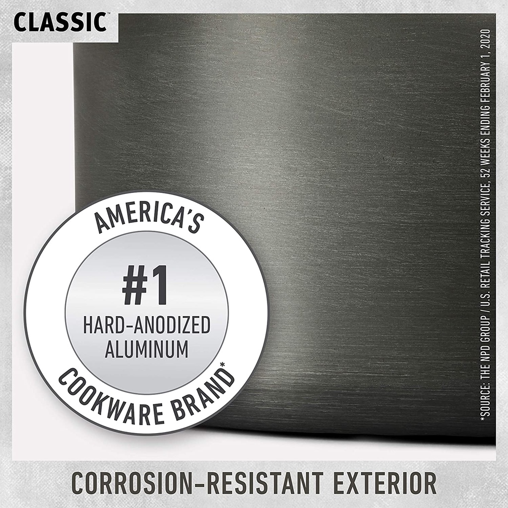 (Pre Order) Calphalon® Classic Hard-Anodized Nonstick Frying Pan Size 8" or 10" ชุดกระทะ เคลือบนอนสติ๊ก